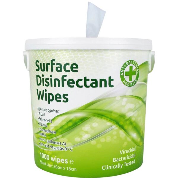 Surface Disinfectant Wipes (1000 Wipes)
