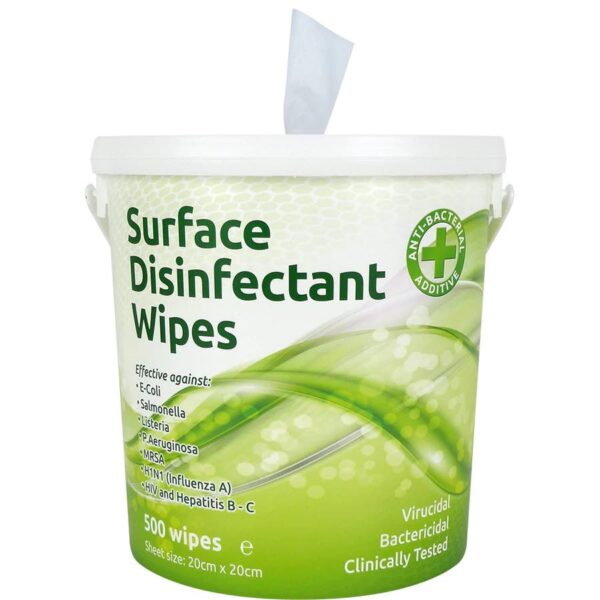 Surface Disinfectant Wipes (500 Wipes)
