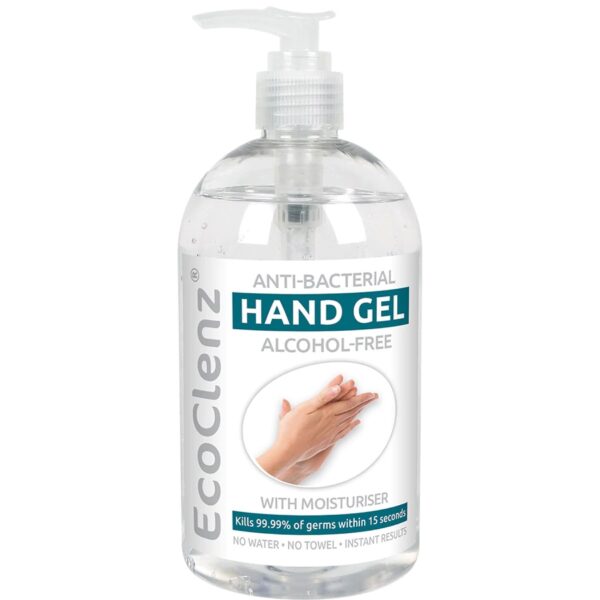 Hand Sanitiser Gel Alcohol Free (6 x 500ml)